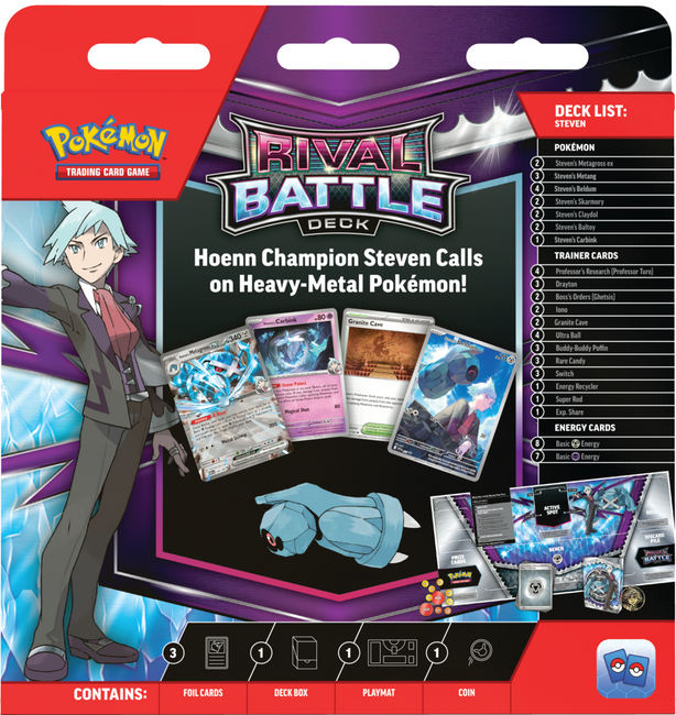 Pokémon TCG: Rival Battle Deck - Steven