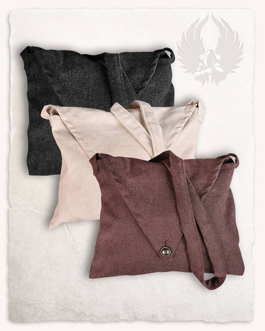 Helbig Shoulder Bag Brown - płócienna torba na ramię