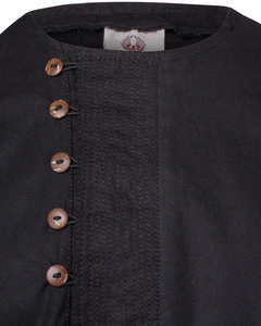 Tymond shirt - Black - koszula bawełniana