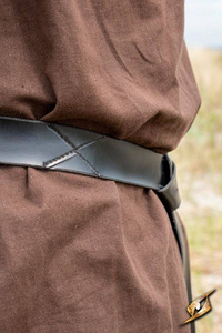 X Belt - Faux Leather - Black - 160 cm