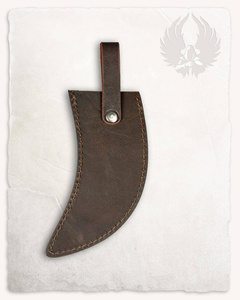 Anselm Herb Knife Leather Sheath Brown - skórzana pochwa na nóż