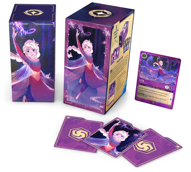 Disney Lorcana: Elsa Gift Box - Zestaw Kolekcjonerski (5 Boosterów)