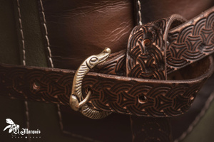 Mercenary Belt - Black - skórzany pas