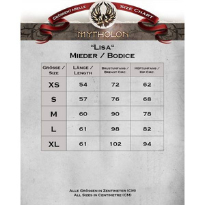 Lisa Leather Bodice Black - zamszowa kamizelka