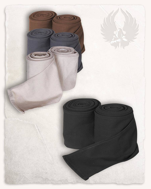 Hamond Puttee Canvas Cream - płócienne owijacze na nogawki