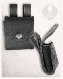 Julian Beltbag Small Black - mała skórzana kaletka