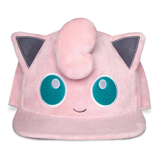 Pokémon Czapka Jigglypuff Plush Snapback Cap 