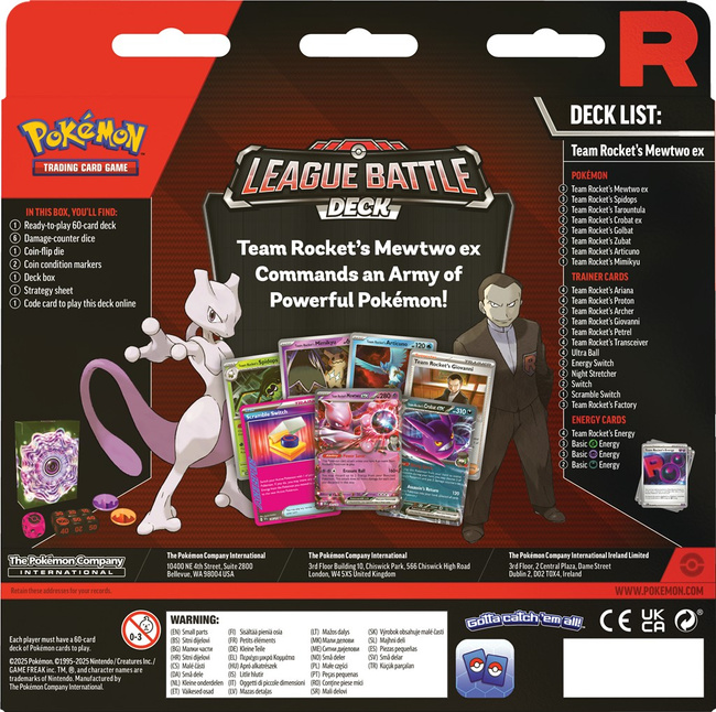 Pokémon TCG: League Battle Deck - Pokémon TCG: League Battle Deck - Team Rocket's Mewtwo ex