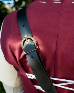 Escudero shoulder bag - Black - skórzana torba na ramię