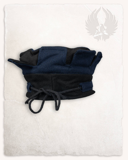 Lorenz Man's Hat Black/Blue - stylizowana czapka z wełny