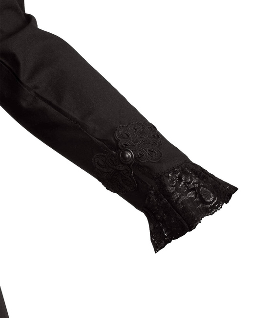 Viscardi shirt - Black - koszula w gotyckim stylu