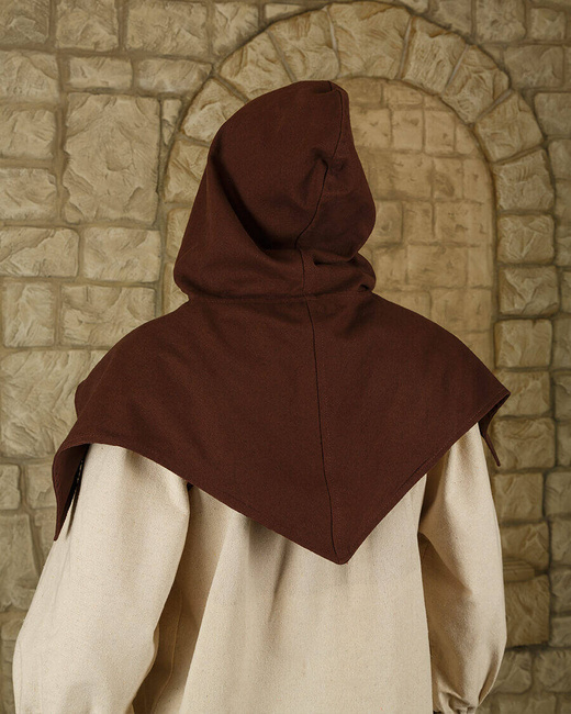 Folke Hood Brown - kaptur bawełniany