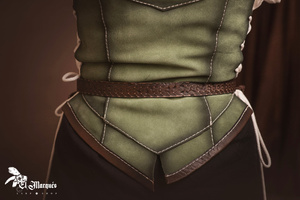 Mercenary Belt - Brown - skórzany pas
