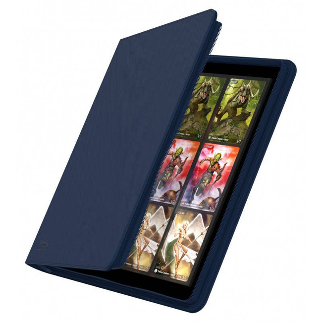 24-Pocket QuadRow ZipFolio XenoSkin Dark Blue