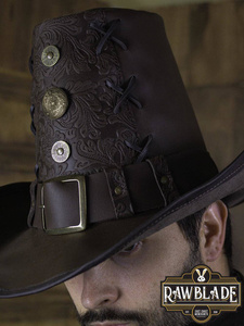 Johann Witch Hunter Hat Deluxe - Brown