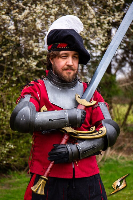 Landsknecht Vambraces - Epic Dark - ręce landsknechta