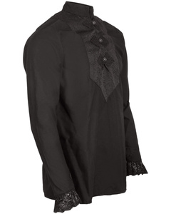 Viscardi shirt - Black - koszula w gotyckim stylu