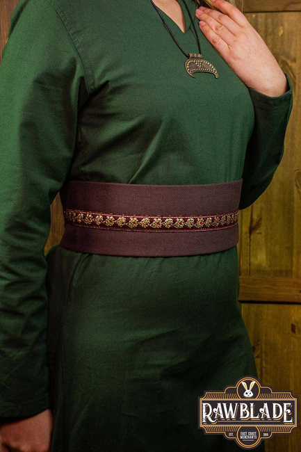 Jeanne fabric belt - Brown