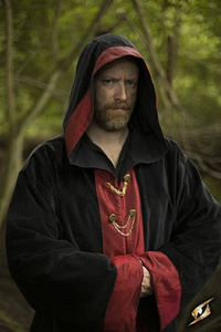 Wizard Robe - Black / Red
