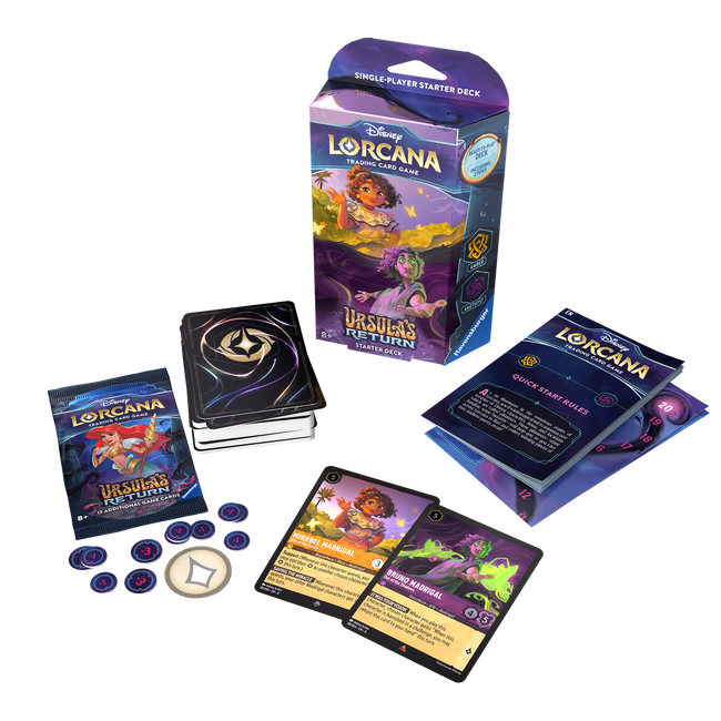 Disney Lorcana: Ursula's Return Starter Deck Amber and Amethyst