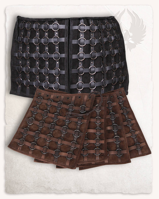 Berengar Ring Armour Tassets - Black