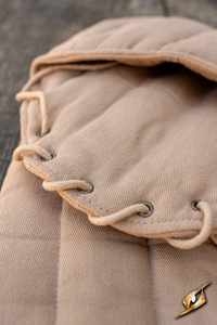 Short Sleeves Gambeson Warrior - Desert Beige
