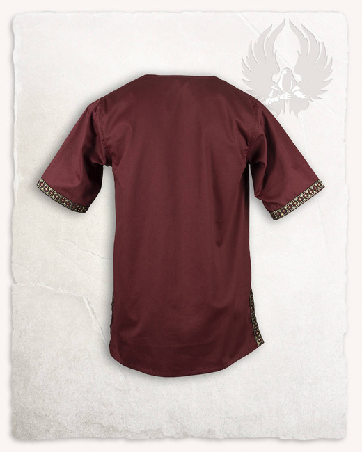 Sigbert Tunic Bordeaux - płócienna tunika