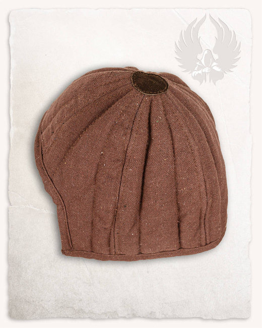 Arthur Padded Coif - Brown