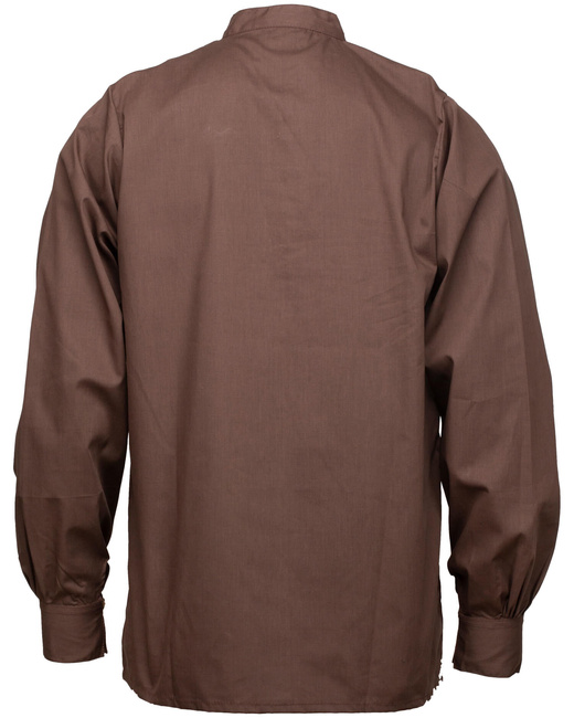 Lucious - Brown - koszula bawełniana