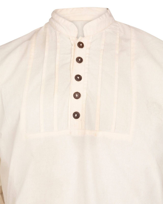 Lucious - Cream - koszula bawełniana