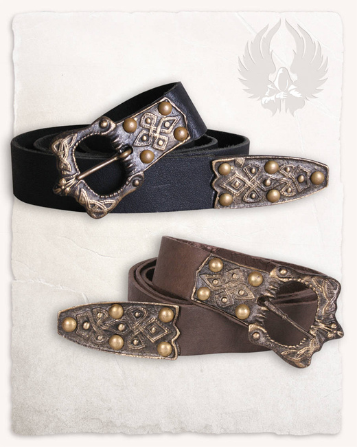 Havall Belt Black - skórzany pasek