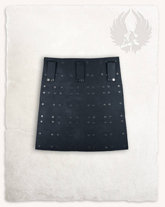 Quintus Tassets Split Leather - Black