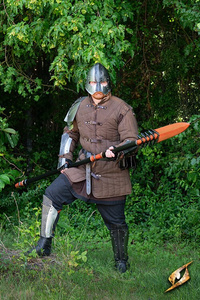 Serrated War Spear - 240 cm - Compact