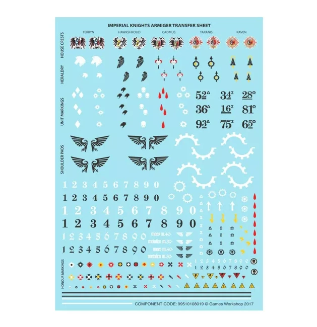 Warhammer 40000: Imperial Knights Armigers Helverins/Warglaives