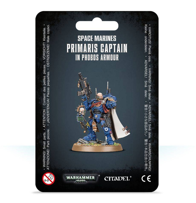 Warhammer 40000: Space Marines Primaris Captain in Phobos Armour