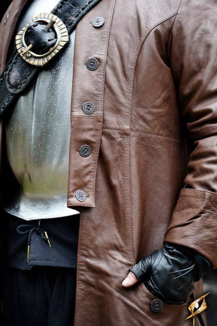 Coat Hellsing - Leather - Brown