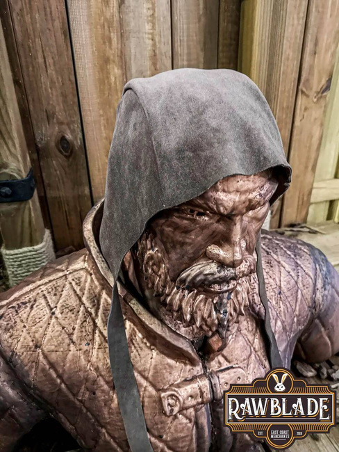 Barbadok Leather Coif - Brown