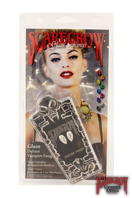 ScareCrow Vampire Fangs - Small - Chrome