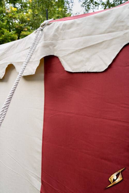 Marquee Tent - 4x6m - Natural/Emperor Red - Standard