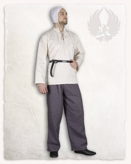 Doran Belt Slim Black - skórzany pasek