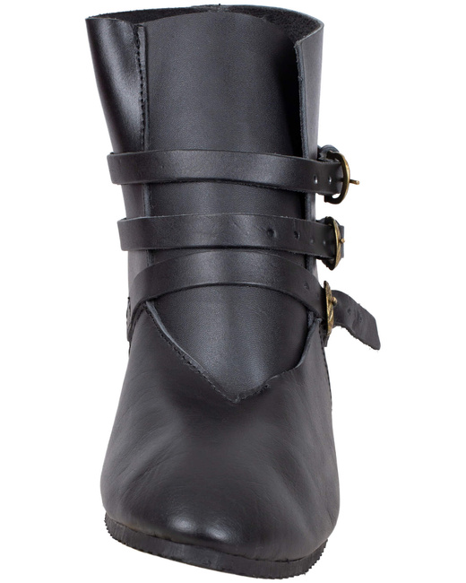 Raimund Boot 2nd Ed. - Black - skórzane półbuty