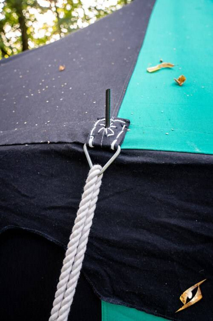 Marquee Tent - 5x8m - Epic Black/Emerald Green