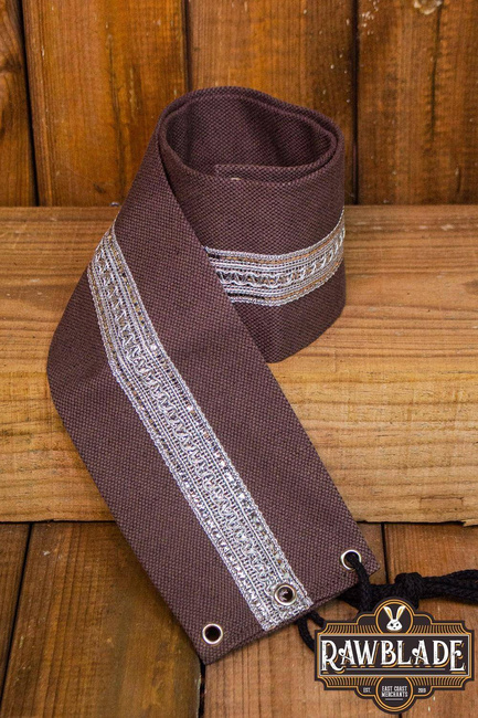 Jeanne fabric belt - Brown