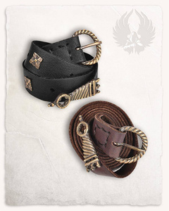 Mattis Belt Brown - skórzany pas