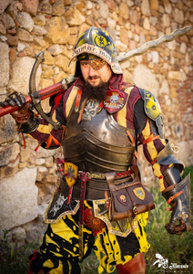 Imperial eye patch - Red - przepaska na oko