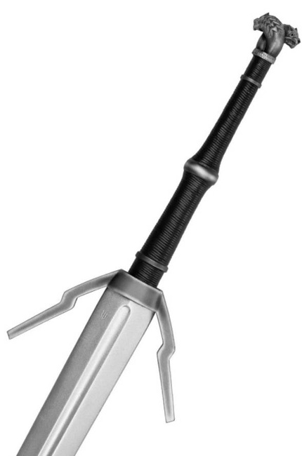 Geralt's Silver Sword - Wolf - wiedźmiński srebrny miecz Szkoły Wilka