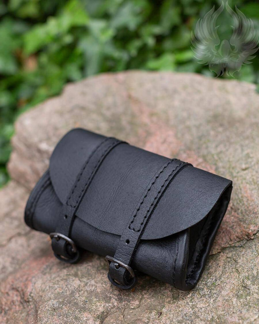 Belwar Belt Bag Big Black - skórzana kaletka