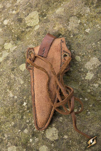 Woodsman Knife & Holder - Right - Brown