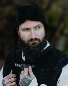 Cornelio cap Suede - Black