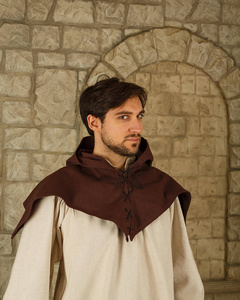 Folke Hood Brown - kaptur bawełniany